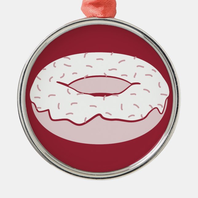 Sprinklen Silbernes Ornament (Vorne)