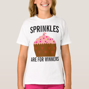 Sprinklen sind für Gewinner, Kinder Cupcake T - Sh T-Shirt
