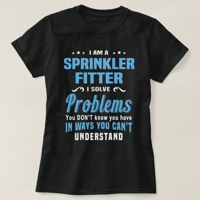Sprinkler Fitter T-Shirt (Design vorne)