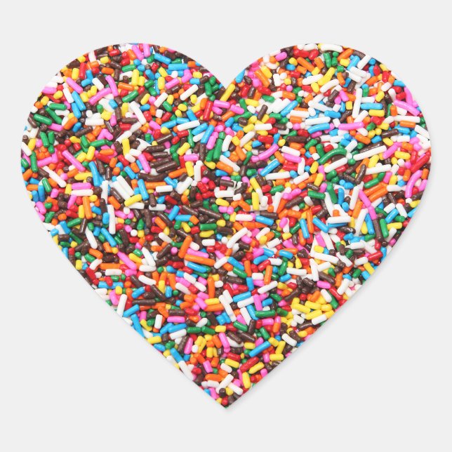 Sprinkler Herz-Aufkleber (Vorderseite)