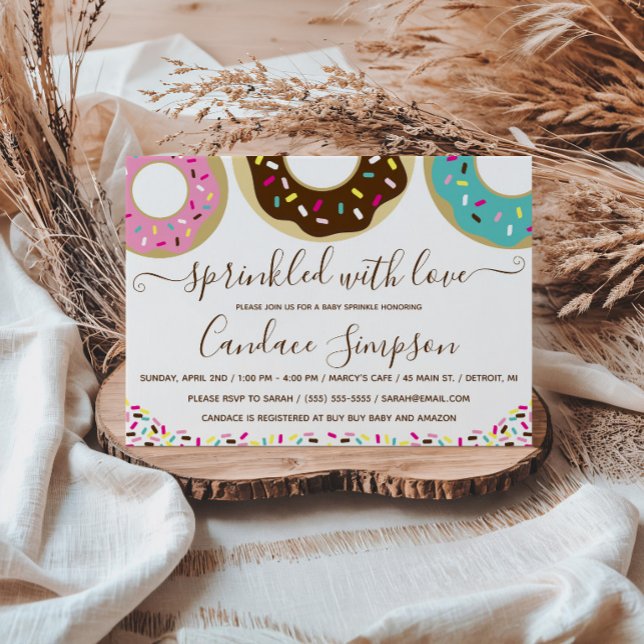 Sprinkler mit Liebe Baby Sprinkle Einladung (Von Creator hochgeladen)