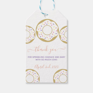 Sprinkler mit Liebe Baby Sprinkle Vielen Dank Geschenkanhänger