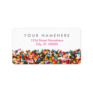 Sprinkles Adressenmarkierungen Adressaufkleber