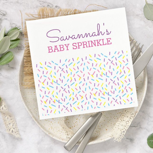 Sprinkles Baby Sprinkle Babydusche Napkin Serviette (Von Creator hochgeladen)