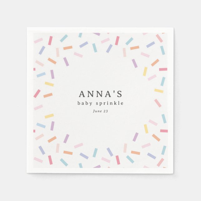 Sprinkles Baby Sprinkle Serviette (Vorderseite)
