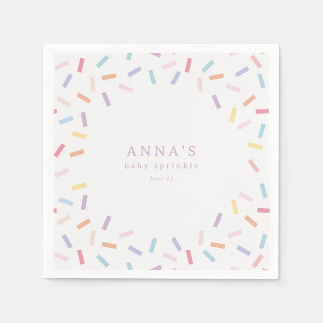 Sprinkles Baby Sprinkle Serviette (Vorderseite)