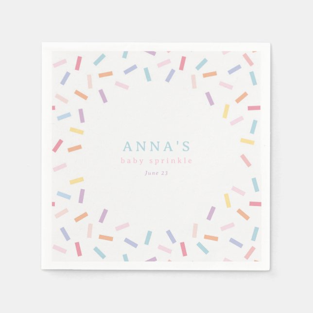 Sprinkles Baby Sprinkle Serviette (Vorderseite)