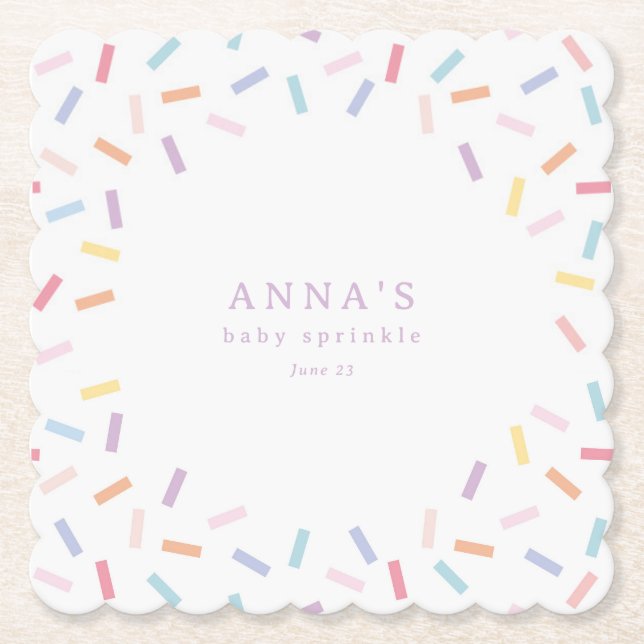 Sprinkles Baby Sprinkle Untersetzer (Vorderseite)