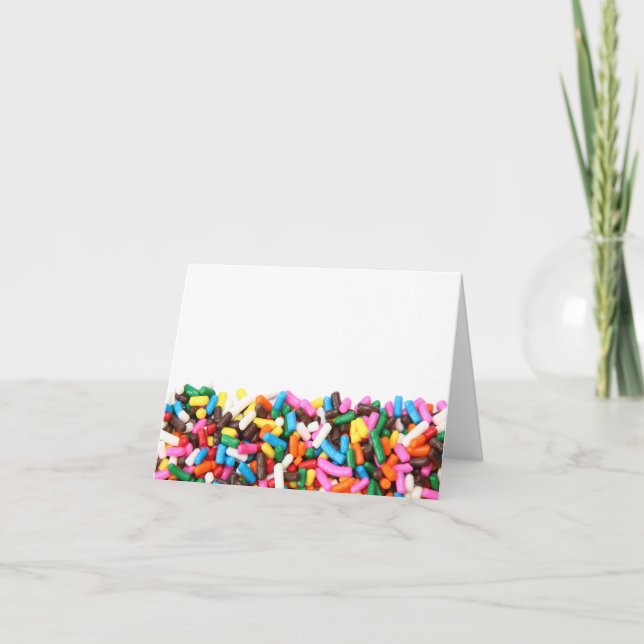 Sprinkles Filled Card Karte (Vorderseite)