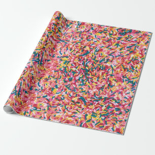 Sprinkles Jimmies Fun Food Wrapping Paper Geschenkpapier