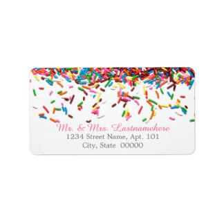 Sprinkles Labels Adressaufkleber