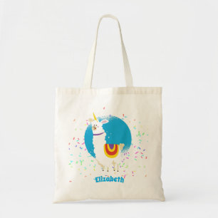Sprinkles Llama Einhorn Girls Niedlich benennen Sp Tragetasche