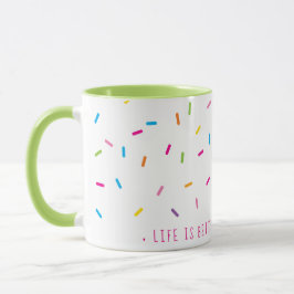 SPRINKLES moderne niedliche gemusterte hübsche Far Tasse