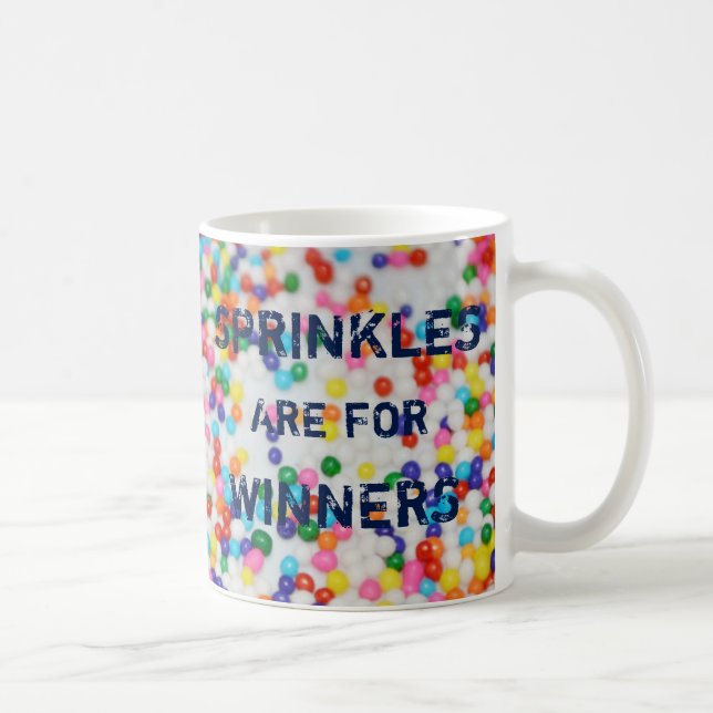 Sprinkles sind für die lustigen Sieger besprühen Tasse (Rechts)