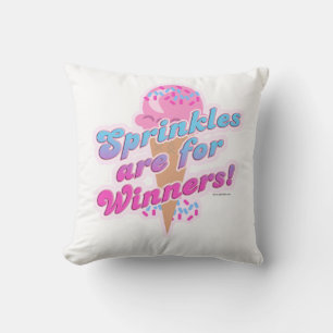 Sprinkles sind für Gewinner Funny Dessert Slogan Kissen