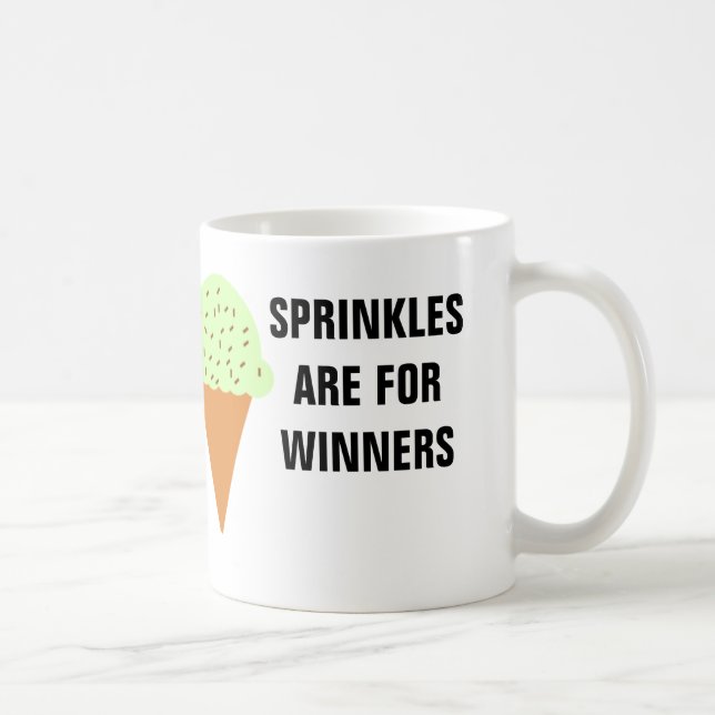 Sprinkles sind für Sieger-Tasse Kaffeetasse (Rechts)