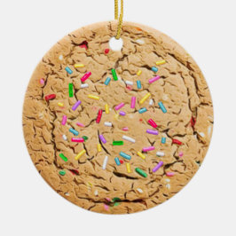 Sprinkles Zucker Cookie Realistische Ernährung Wei Keramik Ornament