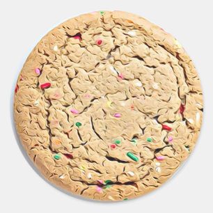 Sprinkles Zucker-Cookies-Aufkleber Runder Aufkleber