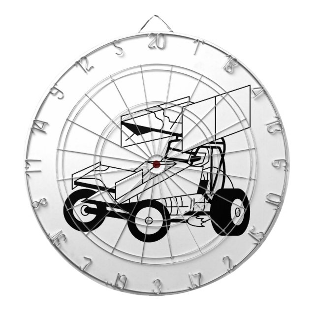 Sprint-Auto-Kontur Dartscheibe (vorne)