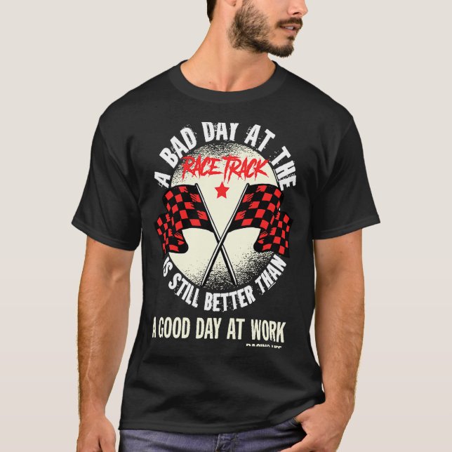 Sprint Car Kundgebung Zitat Spate Model Modified D T-Shirt (Vorderseite)