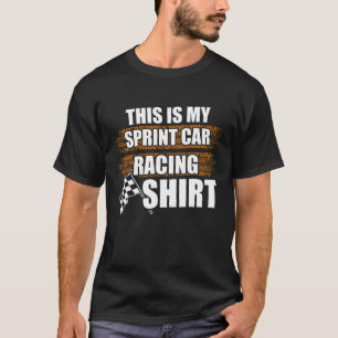 Sprint Car Racing Rennstrecke T-Shirt