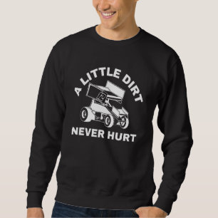 Sprint Car Racing und Dirt Track Racing - ein biss Sweatshirt