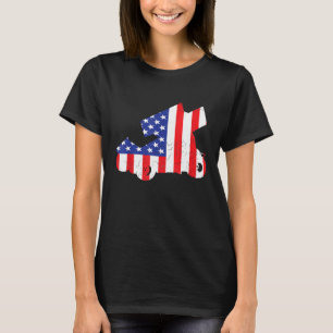 Sprint-Car-Rennen USA-Flagge Amerikanisch in mir D T-Shirt