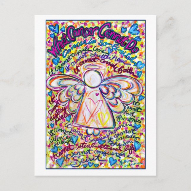 Sprint Hearts Angel Postkarte (Vorderseite)