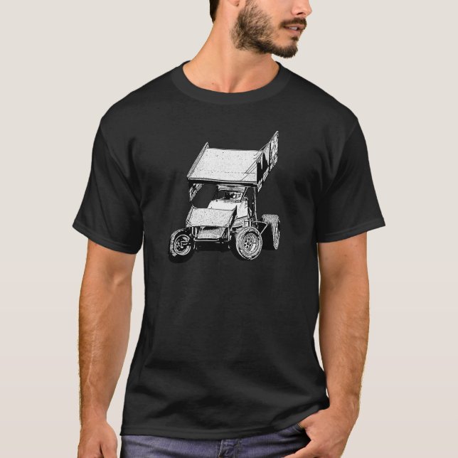 Sprinten Sie Auto 1 T-Shirt (Vorderseite)