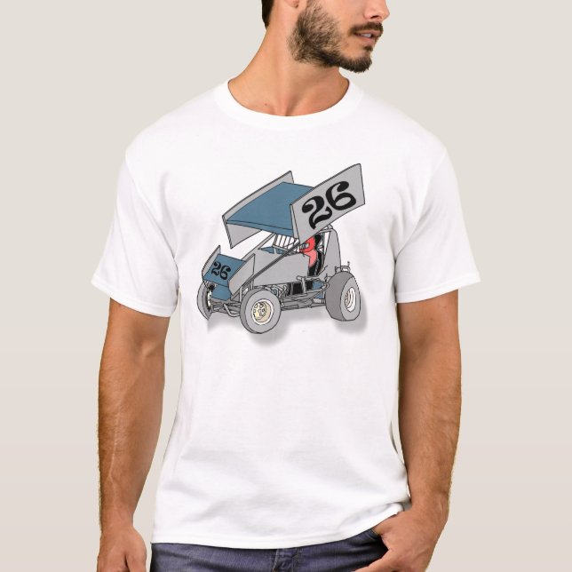 Sprinten Sie Auto T-Shirt (Vorderseite)