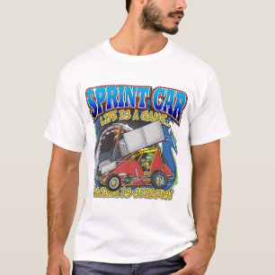 Sprinten Sie das Auto-Leben T-Shirt