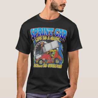 Sprinten Sie das Auto-Leben T-Shirt