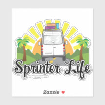 Sprinter Life Custom Cut Vinyl Aufkleber | Vanlife