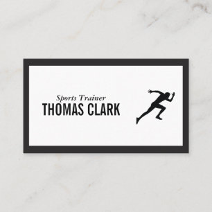 Sprinter   Schulung für die Fitness im Gesundheits Visitenkarte
