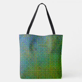 Sprite Greenish Greenleaf Neon Wired Cubes Pattern
