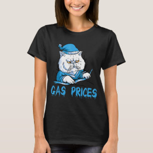 Spritpreis Katze Spritpreis Ärgerlicher Spritpre T-Shirt