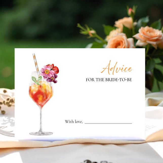 Spritz Brautparty Beratung für die Bride Card Einladung (Von Creator hochgeladen)