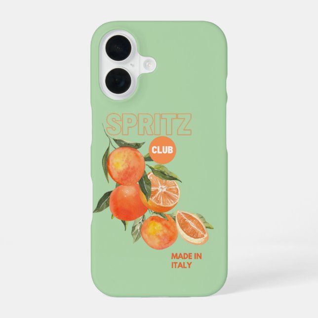 Spritz club iPhone 16 hülle (Rückseite)