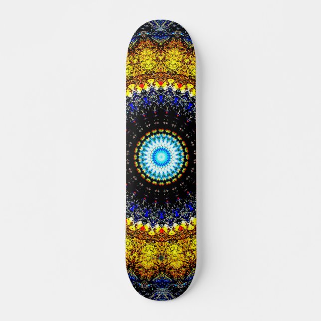 Spritz-Mandala Skateboard (Vorne)