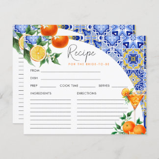 Spritz Mediterrane Brautparty Rezept Card