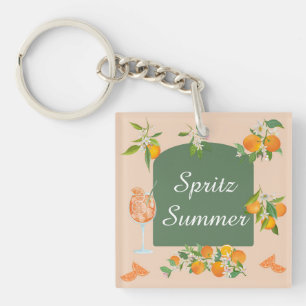 Spritz Sommer Geburtstag Schlüsselanhänger