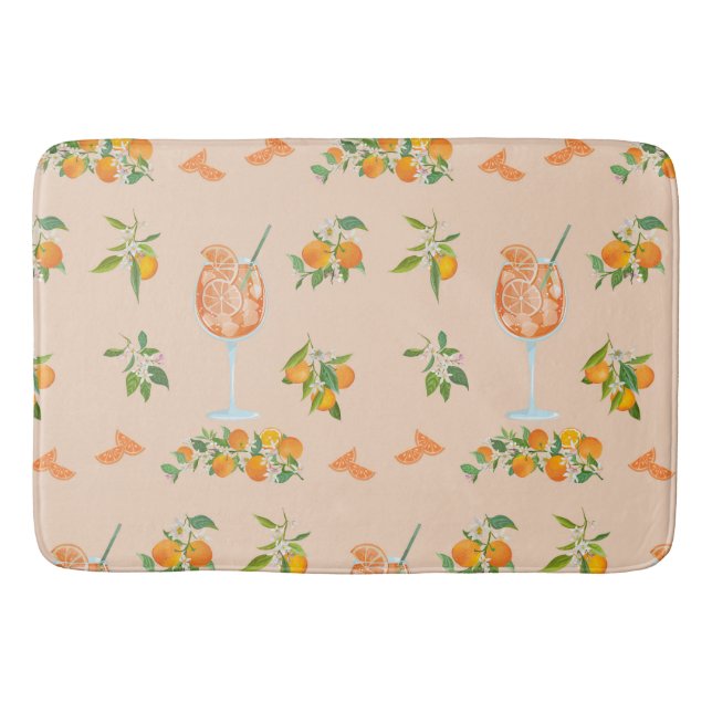 Spritz Summer Birthday Badematte (Vorderseite)