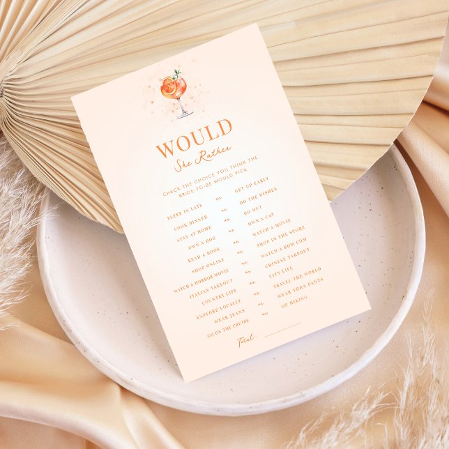 Spritz Theme Brautparty würde sie eher spielen (Von Creator hochgeladen)