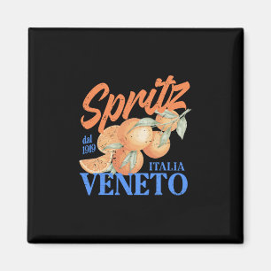 Spritz Veneto Dal 1919 Italia Vintage Orangenwein Magnet