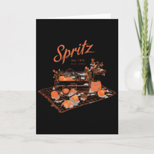 Spritz Veneto Italien Vintage Orange Wein Schwanz Karte