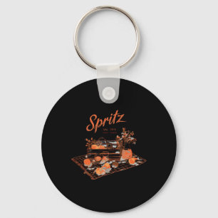 Spritz Veneto Italien Vintage Orange Wein Schwanz  Schlüsselanhänger