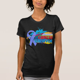 Spritzen der Farbe - Magen-Krebs-Überlebender T-Shirt