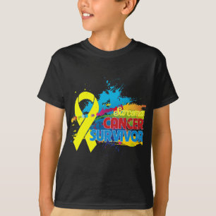 Spritzen der Farbe - Sarkom-Überlebender T-Shirt