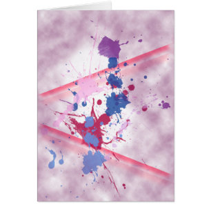 Spritzen-Farbe (Porträt)