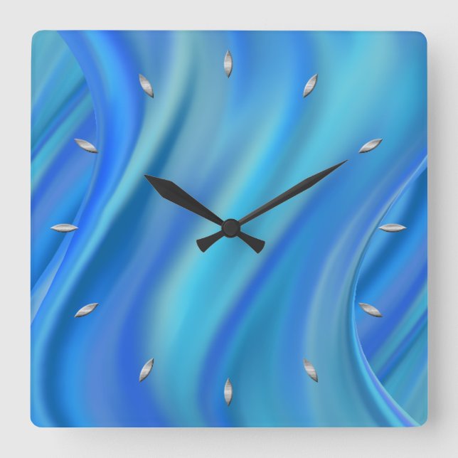 spritzen quadratische wanduhr (Vorderseite)